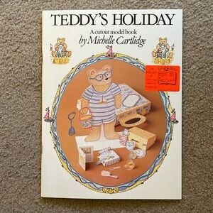 1990 Paper Doll Book “Teddy’s Holiday” by Michelle Cartlidge